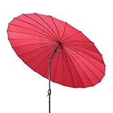 Derby Shanghai II 270 – Hochwertiger Alu Sonnenschirm ideal für den Garten – Witterungsbeständig – ca. 270 cm – R