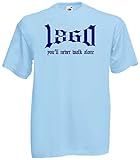 World-of-Shirt Herren T-Shirt 1860 Ultras You`ll Never Walk Alone|hellblau-S