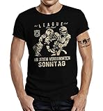 T-Shirt für American Football Fans: An jedem verdammten Sonntag L