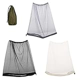 3 Stück Kopfnetz, Gesichtsmaske für Outdoor-Liebhaber, schützt vor Mücken, Honig, Insek