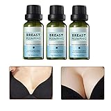 Soudream Perky Breast Plumping ätherisches Öl, Brustvergrößerung ätherisches Öl, Brustmassageöl Größer Als, Bruststraffung Und Lifting Creme Büste, Augmentation Fördern Das Brustwachstum (3 pcs)