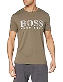 BOSS Herren T-shirt Rn T Shirt, Braun (Dark Brown 204), L EU