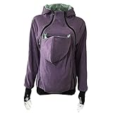 SJASD Mantel Für Schwangerschaft Und Zum Babytragen Trageweste Tragehoodie Warm Fleecetragejacke Winter Mamajacke,D,XL