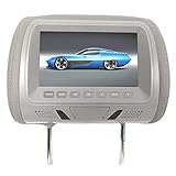 Auleset 7-Zoll-DC12V-Auto-DVD-Player, Autokopfstützen-Videoplayer Mit USB-Anschluss/Tf-Kartensteckplatz, HD-Kopfstützenmonitor, LED-LCD-Bildschirm G