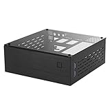Qirun B01 Mini ITX Computergehäuse Gehäuse Aluminium/Glas Aktentasche Desktop PC G
