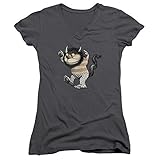 Where The Wild Things Are - Wo die Wilden Kerle wohnen - das Carol V-Neck T-Shirt für Junge Frauen, Medium, C