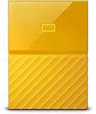 WD My Passport 2TB Portable Hard Drive and Auto Backup Software for PC, Xbox One and PlayStation 4 - Yellow