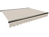 Elektrische Markise Anthrazit, Edel 4x3m,