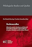 Rechtsnovellen: Rhetorik, narrative Strukturen und kulturelle Semantiken des Rechts in Kurzerzählungen des späten Mittelalters und der Frühen Neuzeit (Philologische Studien und Quellen (PhSt) 263)