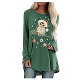 Damen T Shirt Kurzarm Tee Tops Damen Bluse Casual Hemd Freizeit Shirt täglichen Oberteil Sommer V3 - Blue L