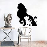 Cartoon Wachstum Inspirierend Film König der Löwen Simba Und Mufasa Väterliche Liebe Wandaufkleber Vinyl Auto Aufkleber Kinder Kinderzimmer Schlafzimmer Wohnkultur Wandb