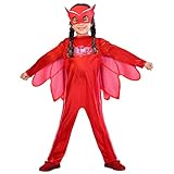 Amscan 9902949 - Kinderkostüm PJ Masks Eulette, Jumpsuit und Maske, Sup