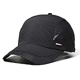 XIANGUO Baseball Cap Herren Damen Golf Tennis Mesh Freizeit Kappe Cap Sonnenschutzkappe Einstellbare Atmungsaktives Belüftungsöffnungen UV-Schutz Schnell Trock
