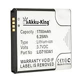 Akku-King Akku kompatibel mit Medion LI37163A1 - Li-Ion 1700mAh - für Life E4502, P4013, MD 98332, MD 9890