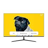 CHiQ QHD 32 Zoll, LED-IPS-Monitor 5 ms, 3-seitig, Rahmenlos und ultraschlank, HDMI-DP-Eingänge, USB nur zum Aufladen, Lowblue-Modus, flimmerfrei, Freesync ，VESA-kompatib