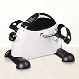 Tragbarer Pedal-Trainer, Mini-Trainingsrad mit LED-Display, älteres Rehabilitations-Trainingsgerät für Hand- und Beinmuskelübung
