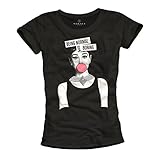 Lustige T-Shirts Damen - Being Normal is Boring - Audrey Hepburn Top schwarz M