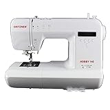 Gritzner Computernähmaschine, Materialmix, Weiß, 44 x 36 x 27 cm (Generalüberholt)