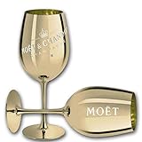 Moët & Chandon Moet & Chandon Imperial Champagner Echtglas Ibiza (Gold), 1 G