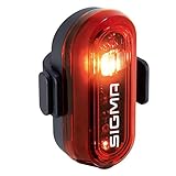 SIGMA SPORT - Curve | LED Fahrradlicht | StVZO zugelassenes, batteriebetriebenes Rücklicht | Farbe: Schwarz, U