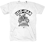 Isle of Man Trophy Motorrad Rennen WM TT Trophy Racing Champion Weiss T-Shirt Shirt 4XL XXXXL
