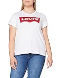 Levi's Damen T-Shirt, The Perfect Tee, Weiß (Batwing White Graphic 53), Gr. S