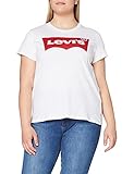 Levi's Damen T-Shirt, The Perfect Tee, Weiß (Batwing White Graphic 53),  Gr. XS