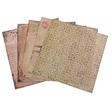 SM SunniMix Hojas Impresas Papel Decorativo Scrapbooking Para Álbum Retro Hecho A Mano De DIY - R