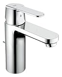 GROHE Get | Badarmaturen - Einhand-Waschtischarmatur, mit Zugstange | M-Size | chrom | 23454000,Silb