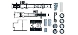 herpa 083669 - Mercedes-Benz Actros 2011 LKW-Fahrgestell, 3-achs, 7.45 m, 2 Stück