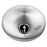 Silit Puk Kurzzeitwecker, Eieruhr magnetisch, Küchentimer, Edelstahl, Einstellzeit bis 60 M