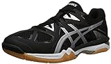 ASICS Men's Gel-Tactic Volleyball Shoe, Black/Onyx/Silver, 9.5 M US