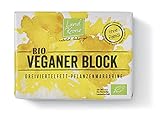 Landkrone Bio Veganer Block, 250 g Riegel - Dreiviertelfett-Margarine Palmölfrei, nachhaltig im Papiereinwick