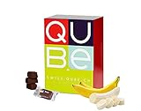 Swiss-QUBE Diät Riegel zum Abnehmen Bane, Abnehmprodukt auf natürlicher Basis mit Bananen-Geschmack, 56 Stk. Wochenration (1,57 kg)