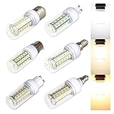 Yinyimei LED Leuchtmittel 10 stücke, LED Maisglühlampen. E14 E27 B22 G9 GU10 GU10 110V 220V 3W-15W 5730 SMD Tischleuchte for Home Schlafzimmer Ultra hell (Color : Warm, Emitting Color : G9 220V)
