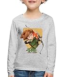 Robin Hood Schießt Mit Seinem Bogen Kinder Premium Langarmshirt, 110-116, G