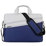 Leichte Laptop-Schultertasche für 33,8 - 37,6 cm (13,3 - 14 Zoll), geeignet für MacBook, Lenovo, Acer, Asus, Dell HP und andere Notebooks, Aktentasche (13-14 Zoll), leicht, blau)