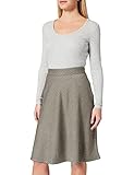 TOM TAILOR Damen 1029690 Rock, 28373-Beige Green Small Check, 32