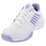 K-Swiss Court Express Damen Tennisschuh, Weiß/Lila Heather, 37 EU