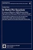 In Dubio Pro Securitate: Contergan, Hepatitis-/AIDS-Blutprodukte, Spongiformer Humaner Wahn und kein Ende? (Schriftenreihe Des Zentrums Fur Europaische Rechtspolitik Der Universitat Bremen, Band 42)