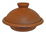 Marokkanische Tajine Sahara natur 5-6 Personen Ø 36 cm, Tajin, Tagen, Gartopf zum Kochen, Marokkanischer Kochtopf, in drei Größen erhältlich, Schmortopf, Premium Qualität, für alle Herdarten und Backofen geeig