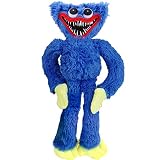 Huggy Wuggy Plüsch, Mohn Spielzeit Monster Spielzeug Spielen Cartoon Geburtstag für Fans und Freunde Freund Horror Spiel Urlaub Stoffpuppe Weiche Mode Heimtextilien Blau 40