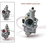 Mikuni VM22 26MM Vergaser-Vergaser Für die meisten Motorrad-Einlass-Schmutzgrube-Fahrrad ATV-Viererkabel 110cc 125cc 140cc Motoren M