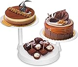 Uten Tortenständer Etagere Kuchenständer, 3 stöckig Tortenplatte Hochzeitstorte Deko Gestell für Geburtstag, Hochzeit und Party