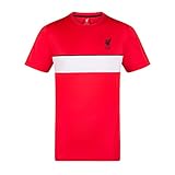 Liverpool FC - Herren Trainingstrikot aus Polyester - Offizielles Merchandise - Geschenk für Fußballfans - Rot - LFC - XL