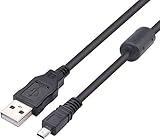 NAOGUNH -UC-E6 USB-Kabel, Ersatz-Kamera UC-E16 UC-E17, Transferkabel, kompatibel mit Nikon DSLR D750, D5300, D7200, D3200, Coolpix L340, L32, A10, P520, 1,5 m, Schwarz )