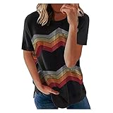 Oversize Tshirts Damen Weiß Oversize Tshirt Damen Schwarze Bluse Damen Langarm T-Shirt Lang Damen Tunika Damen Langarm Ausgefallene Boho Shirt Damen SchöNe Damen Oberteile T Shirt Teenager MäD