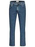 Wrangler Herren Texas Stretch Jeans Herrenjeans Regular Fit Authentic Straight (W44/L34, Stonewash)