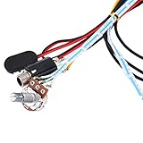 Aktiver Equalizer für Gitarren-Bass, 2-Band-Eq-Vorverstärkerschaltung, professionell, langlebig, einstellbar für Gitarrenliebhab