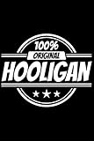 Notizbuch liniert: Hooligan Geschenke lustiger Sp